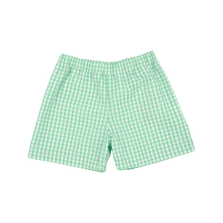 GRAFTON GREEN GINGHAM SHELTON SHORTS