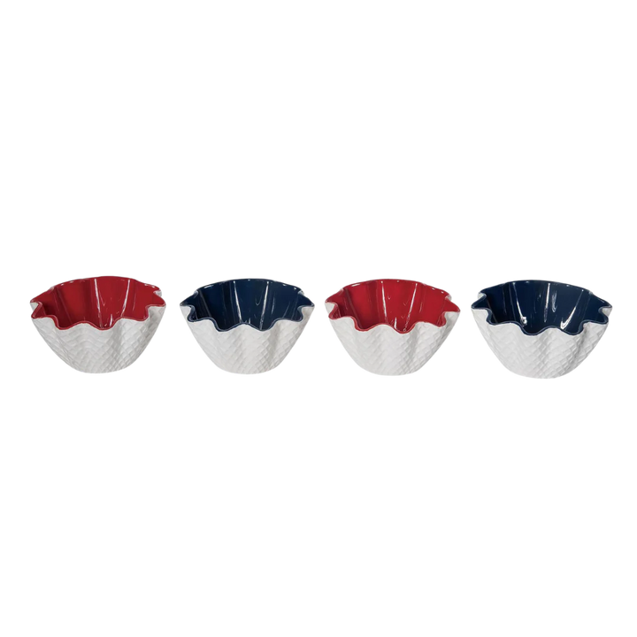 AMERICANA WAFFLE CONE BOWL SET