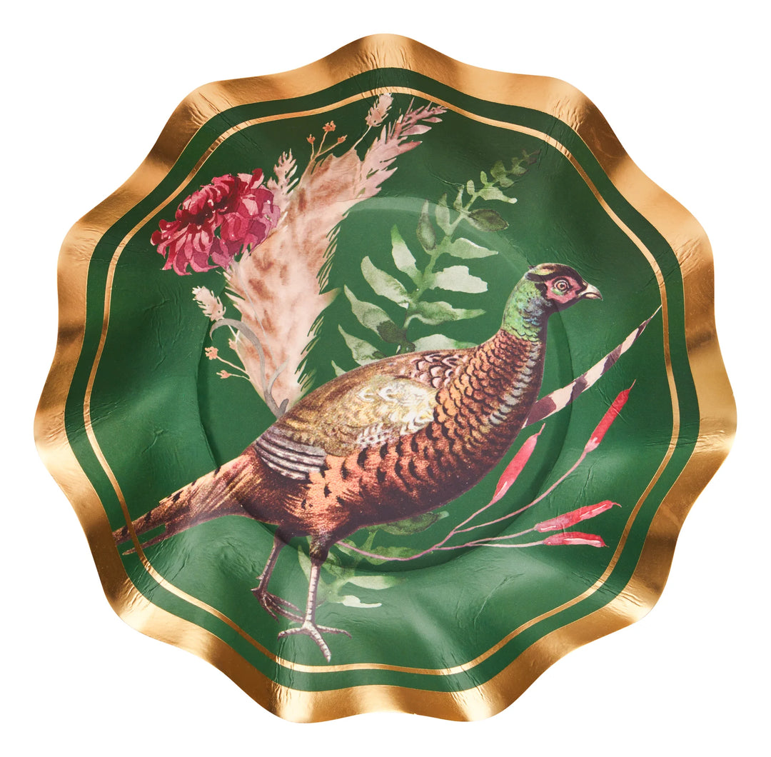 FEATHER GROVE WAVY APPETIZER/DESSERT PLATE