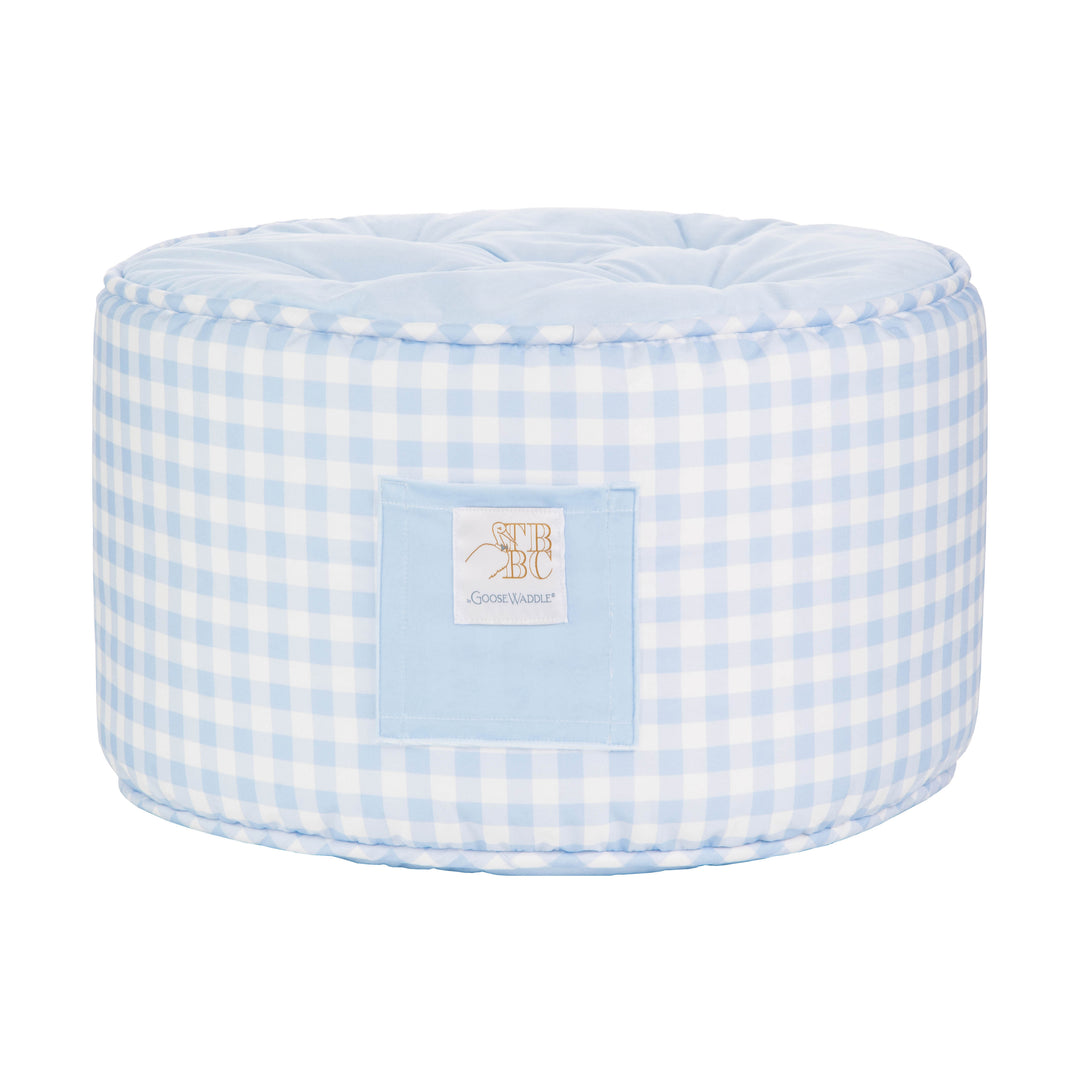 THE BEAUFORT BONNET COMPANY BUCKHEAD BLUE POUF