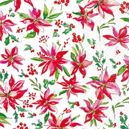 POINSETTIA COLLECTION GUEST TOWEL