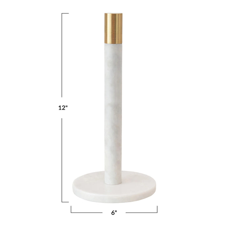 White cylindrical object with gold cap on a white background, showing measurements.