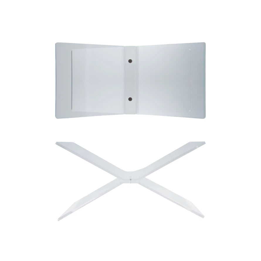 Acrylic Book Holder – Modern Clear Decorative Stand for Coffee Table or Cookbook Display | Walker Boutique