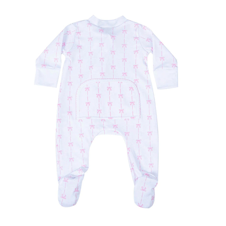 AMELIA'S CLASSIC BOW ZIPPER FOOTIE