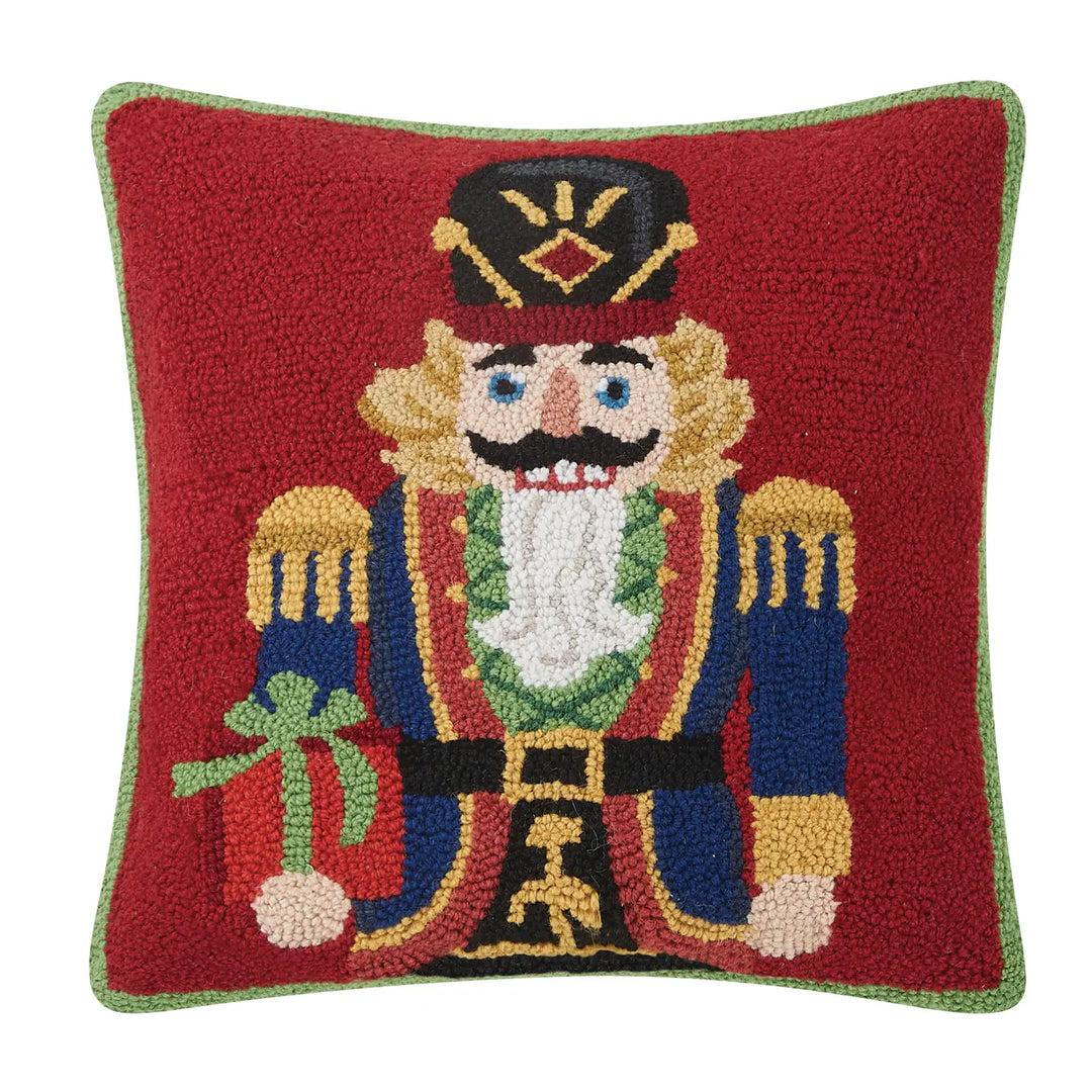 NUTCRACKER PRESENT HOOK PILLOW