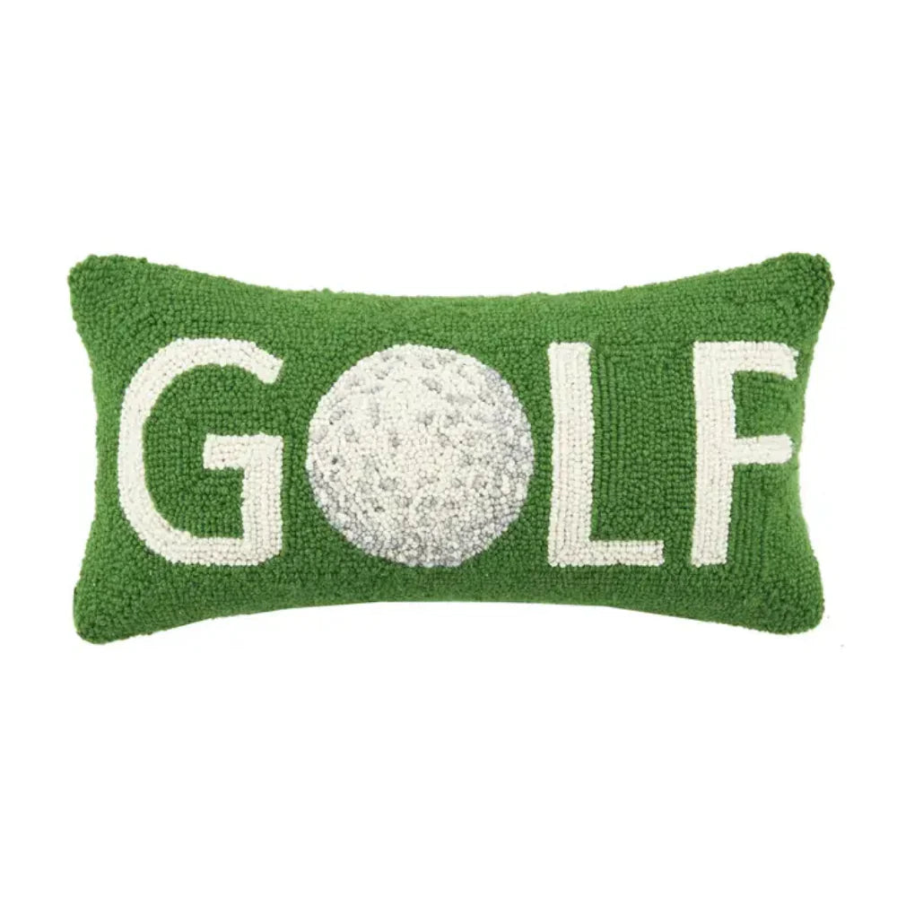 GOLF WITH BALL ICON HOOK PILLOW