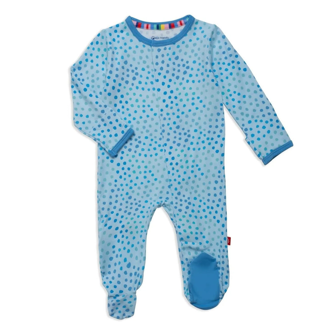 BLUE SPARKLE FOOTIE