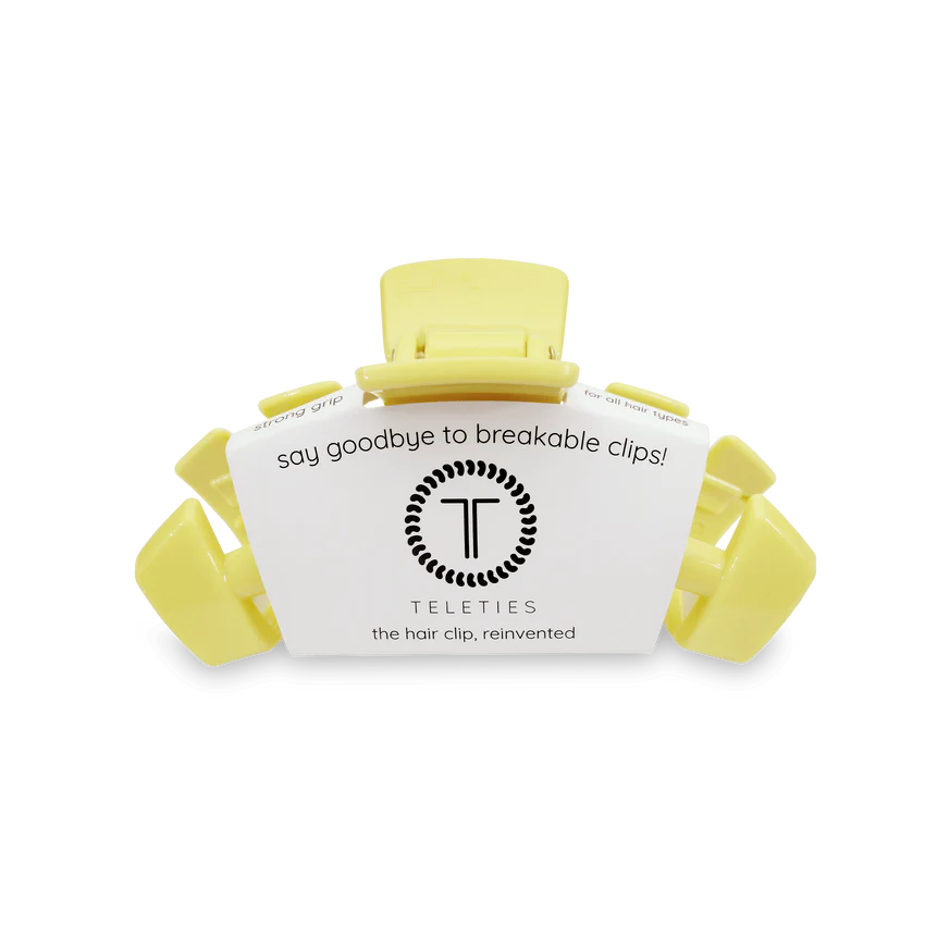 TELETIES MEDIUM HAIR CLIP BUTTERCUP