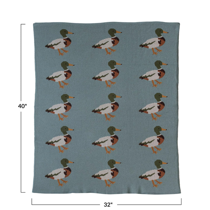 DUCK KNIT BLANKET