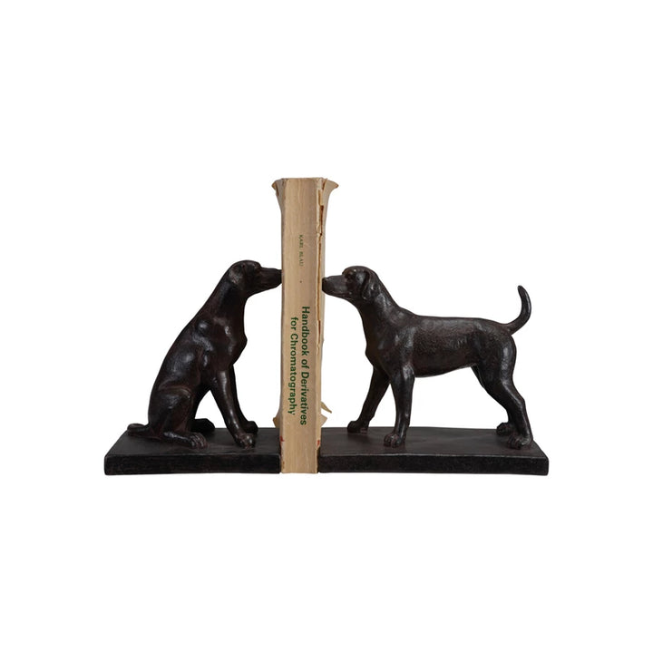 Black Dog Bookends Set – Classic Decorative Bookends for Home Library, Nursery, or Office | Walker Boutique