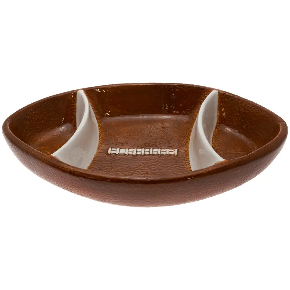 FOOTBALL FEVER CHIP AND DIP BOWL