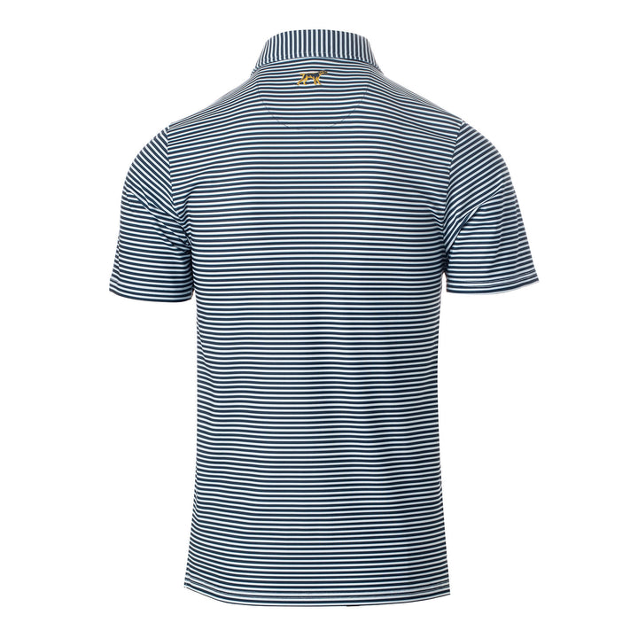 NAVY STRIPED MARSHALL POLO