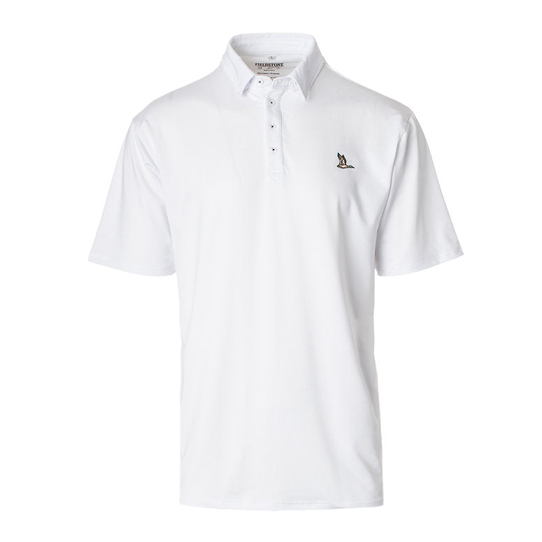 WHITE ROOST SOLID POLO
