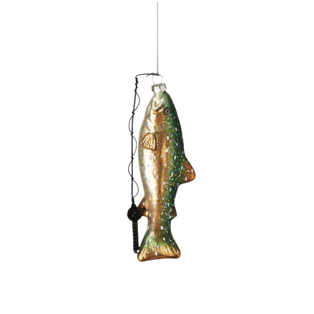 FISH ON THE LINE ORNAMENT