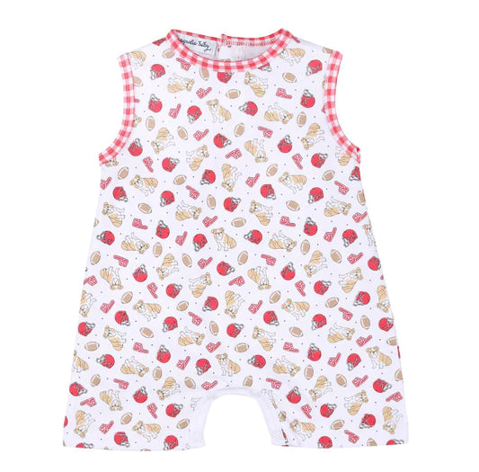 BULLDOG FOOTBALL SLEEVELESS PLAYSUIT