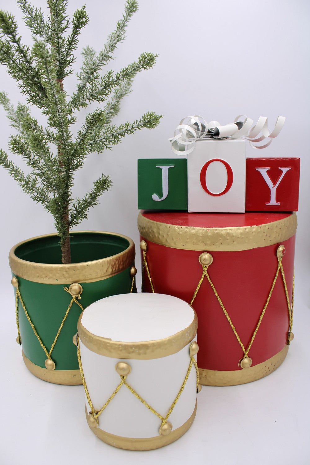 METAL DRUM CONTAINER/STAND