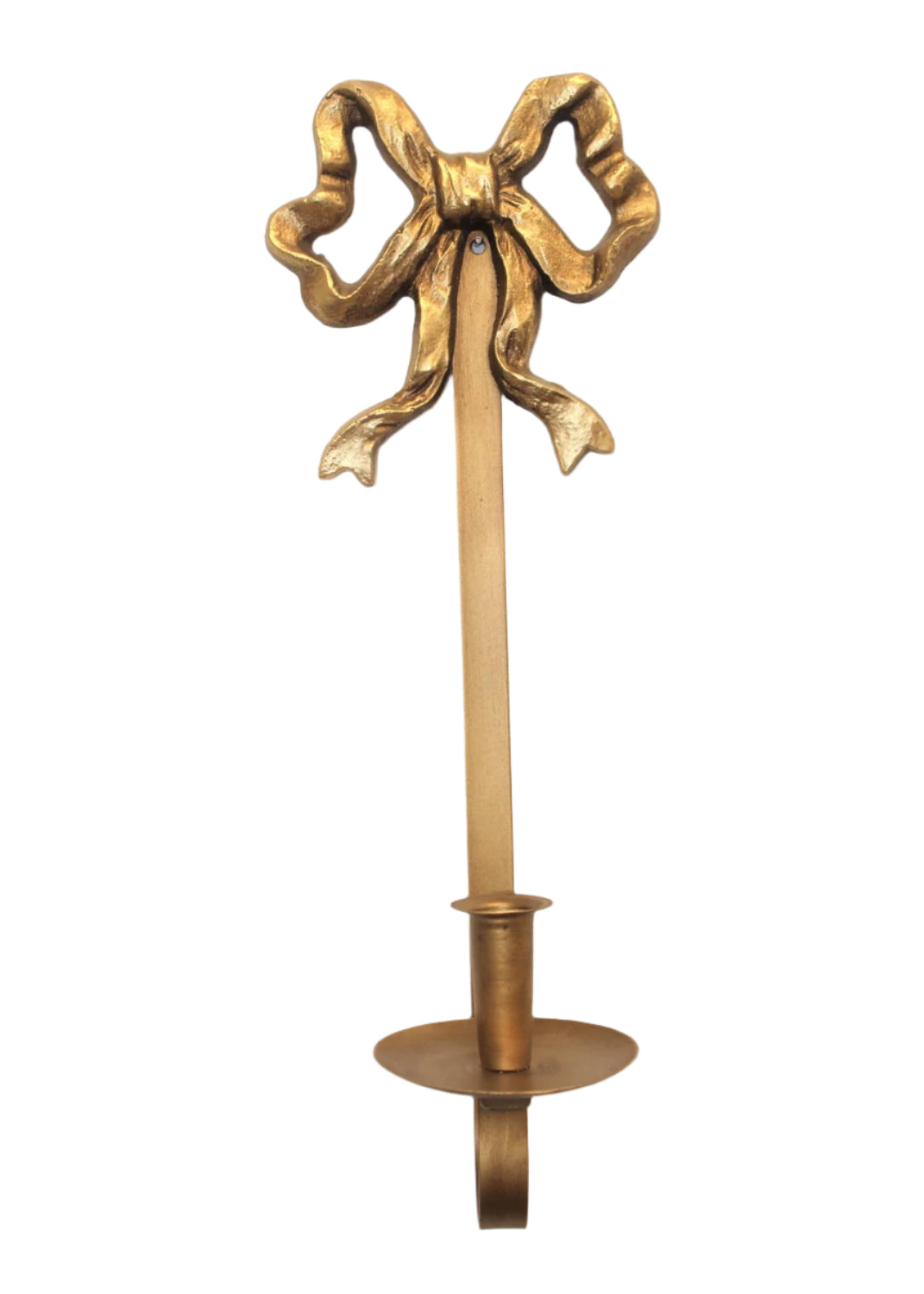 IRON BOW WALL TAPER HOLDER