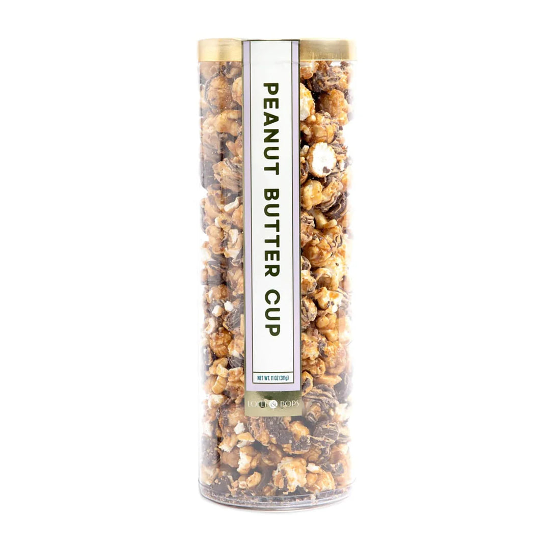 PEANUT BUTTER CUP CARAMEL CORN