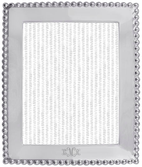 WILLIAMSON/MARLOWE: PEARLED ENGRAVABLE FRAME 8 x 10