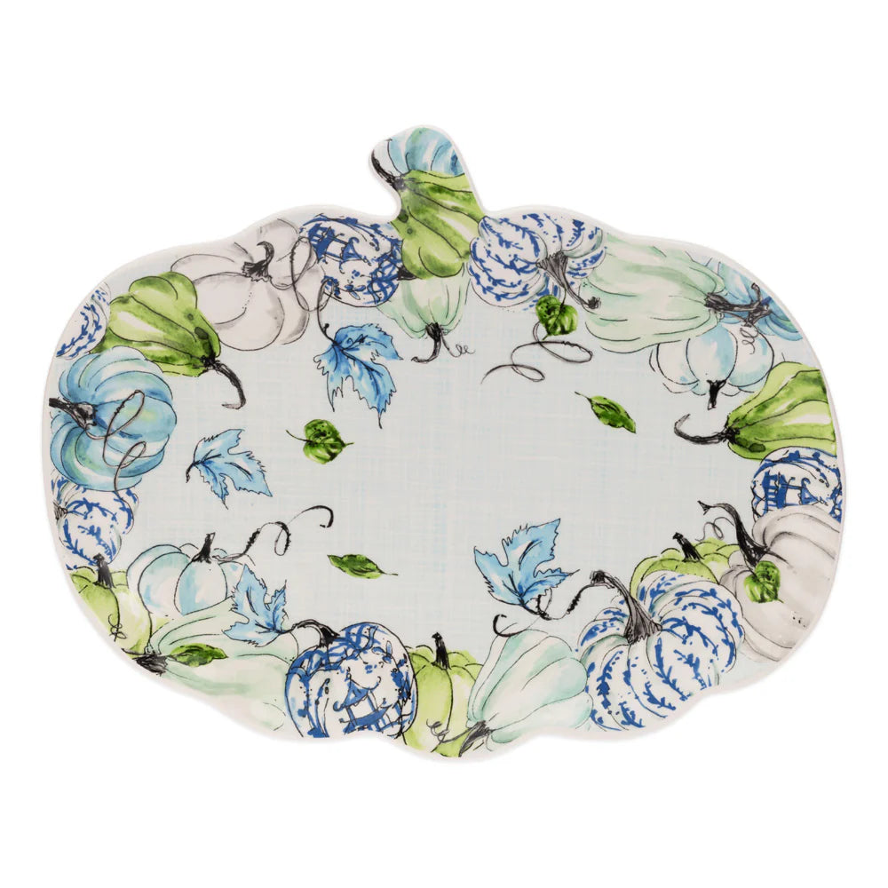 CHINOISERIE PUMPKIN SHAPED PLATE