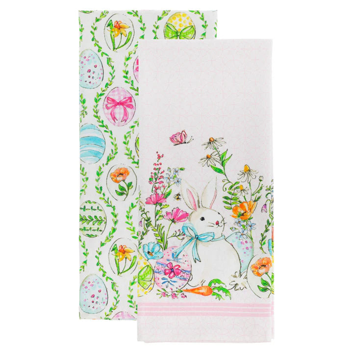 EASTER BUNNY TEA TOWEL SET