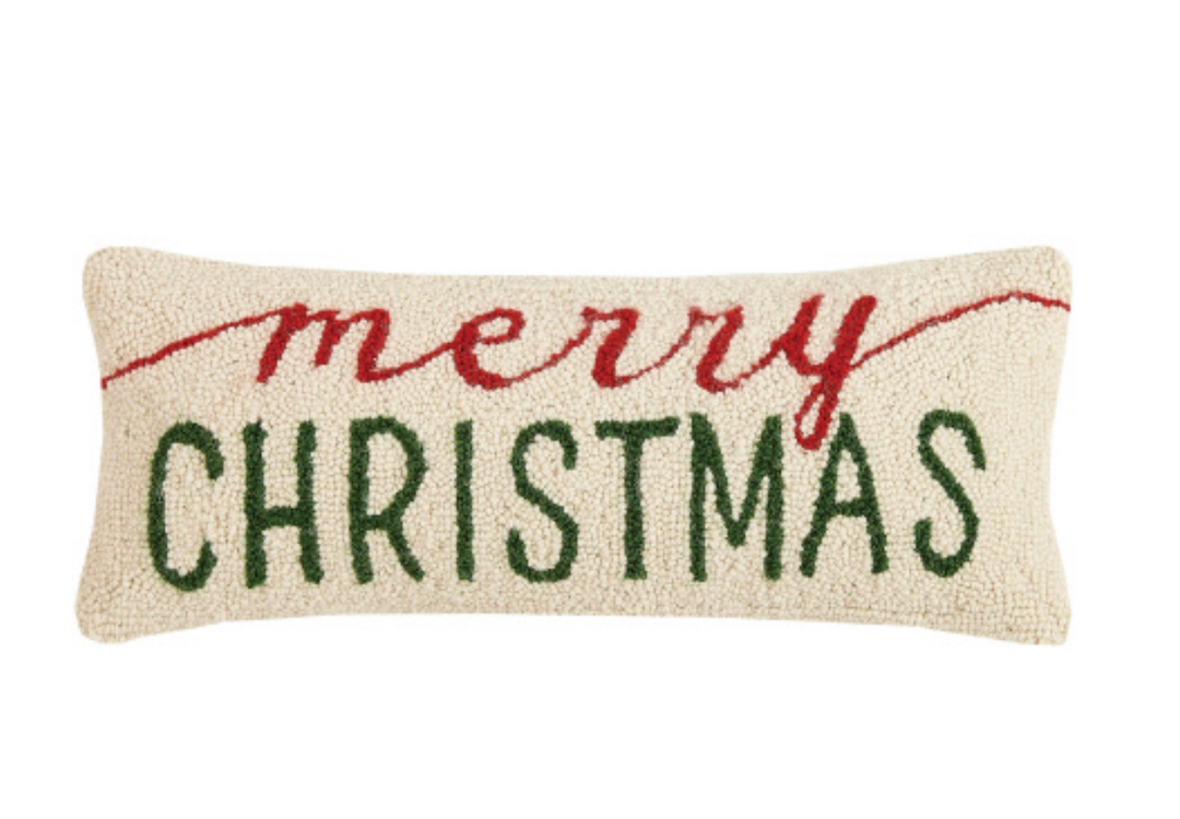 MERRY CHRISTMAS HOOK PILLOW