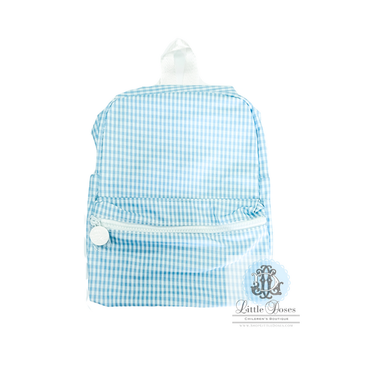 GINGHAM MIST MINI BACKER