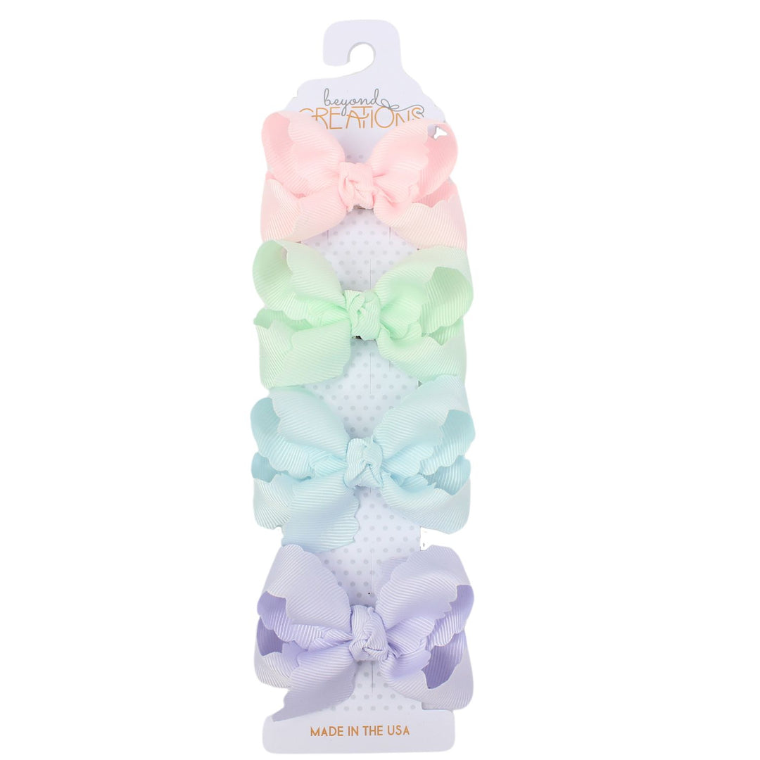POWDER SCALLOPED EDGE BOW PACK