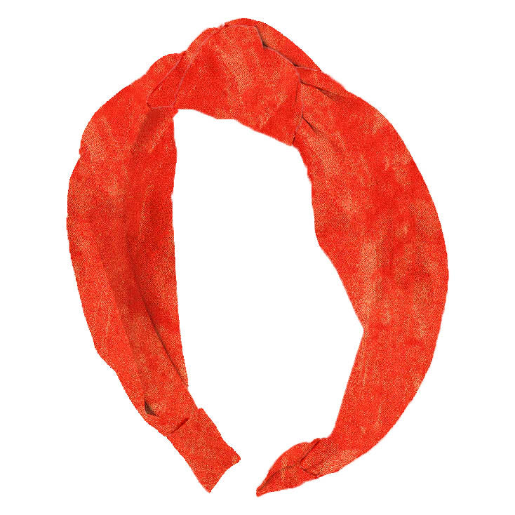 RED SHIMMER HEADBAND