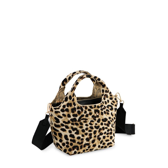 LEOPARD ROBBIE MINI TOTE