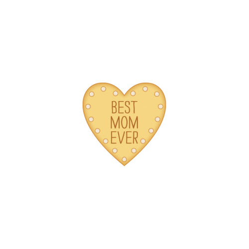 LOCKET NOTE GEM HEART BEST MOM