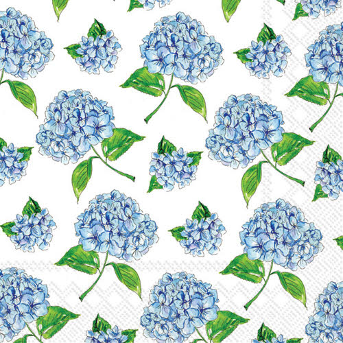 HYDRANGEA SCATTER COCKTAIL NAPKIN