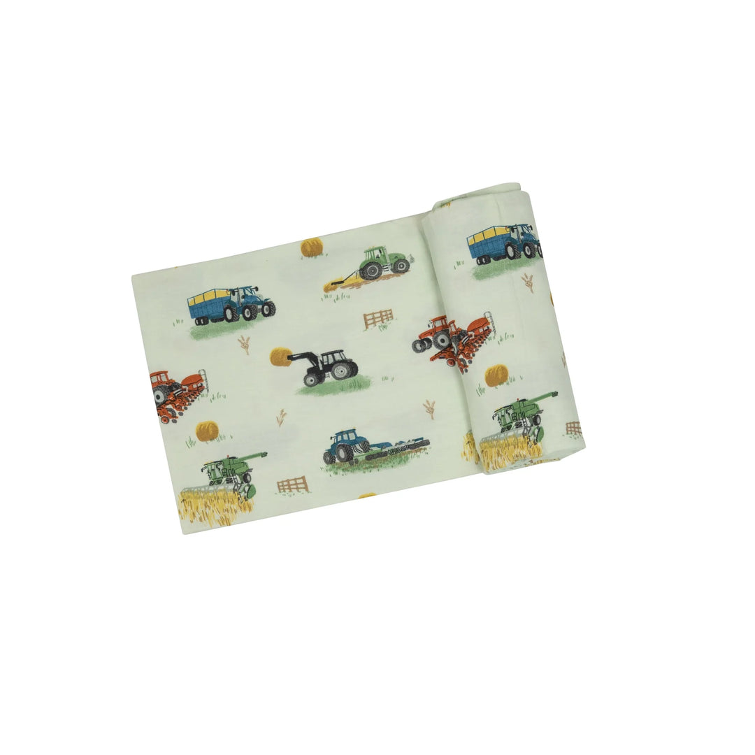 FARM MACHINES SWADDLE BLANKET