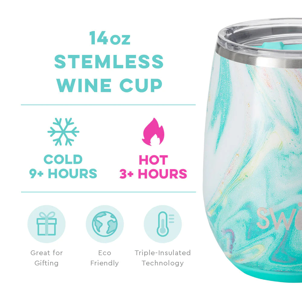 swig insulated cup details for stemless wine