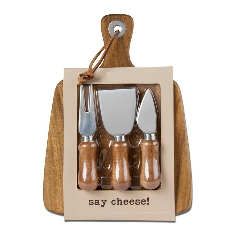 PADDLE BOARD & CHEESE UTENSIL SET
