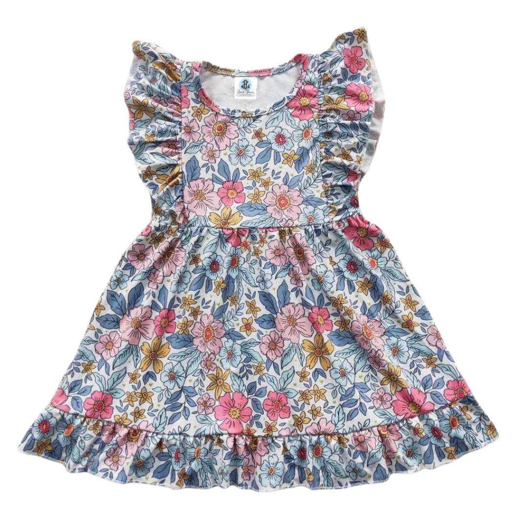 TRANSITIONAL FLORAL DRESS