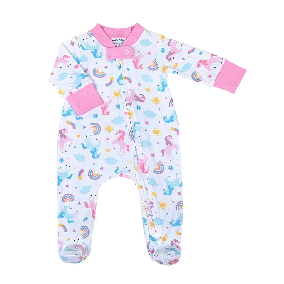 UNICORN MAGIC ZIPPER FOOTIE