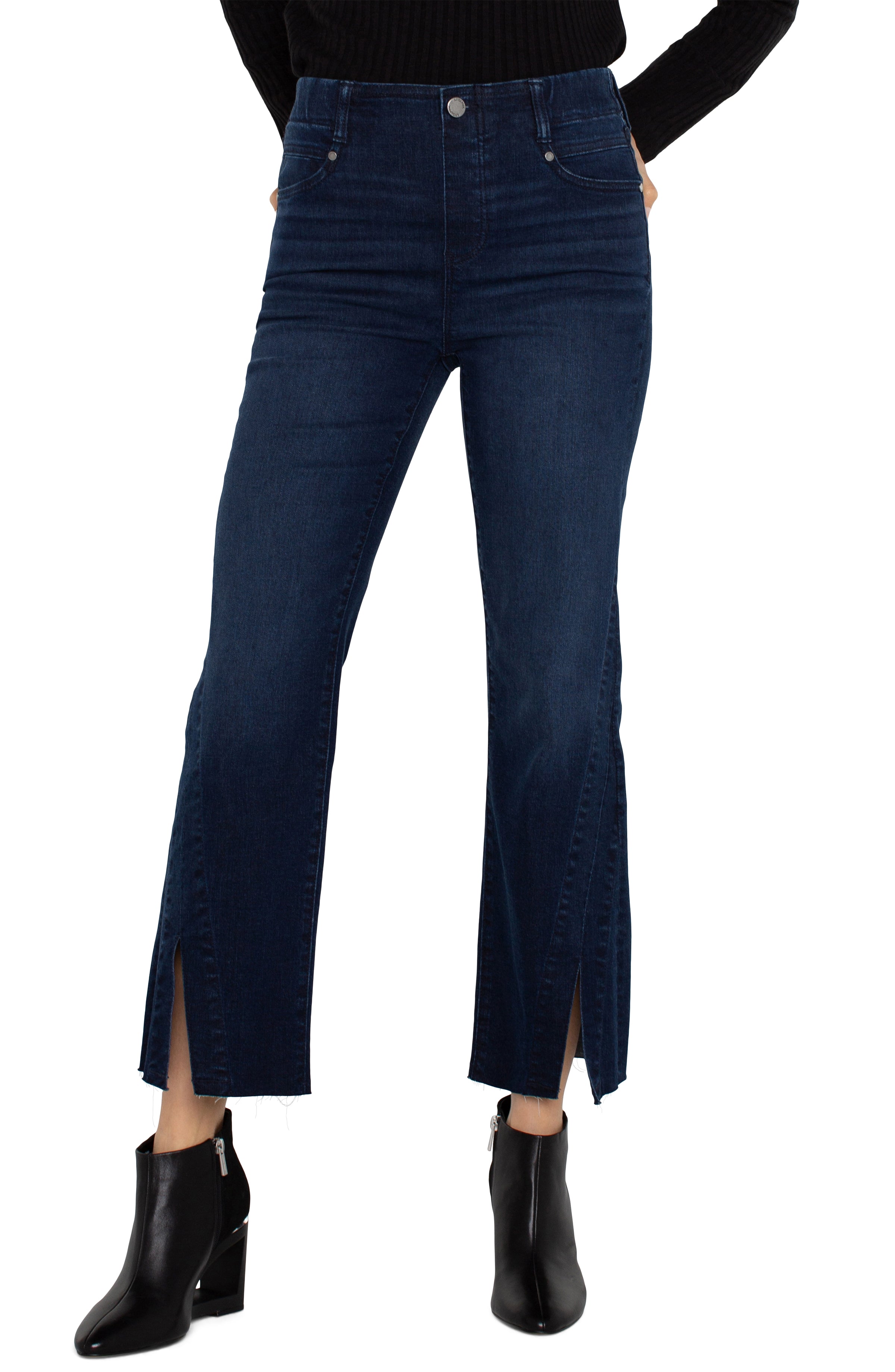 【ANGLAN】Wave Cut-off Half Denim Pants ANGLAN】Wave Cut-off Half Denim Pants