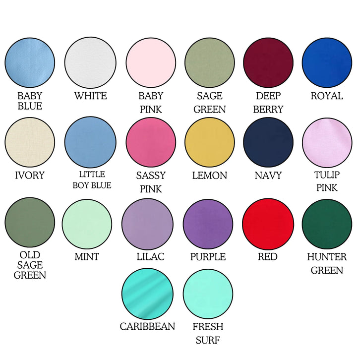 COLOR SWATCHES FOR WREATH SASH