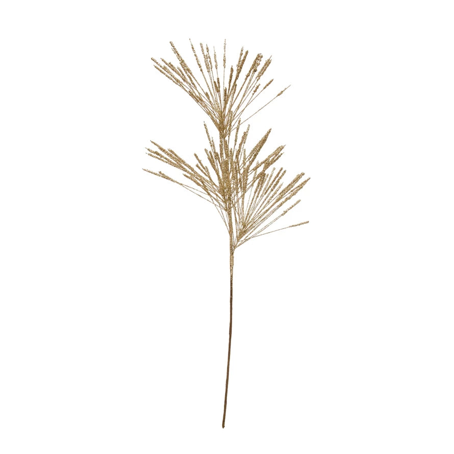 GLITTLER FAUX LONG NEEDLE PINE