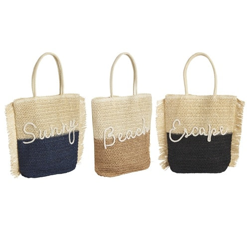 COLORBLOCK WORD TOTE