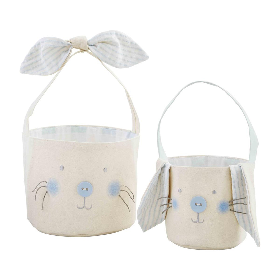 BLUE BUNNY BASKET SET