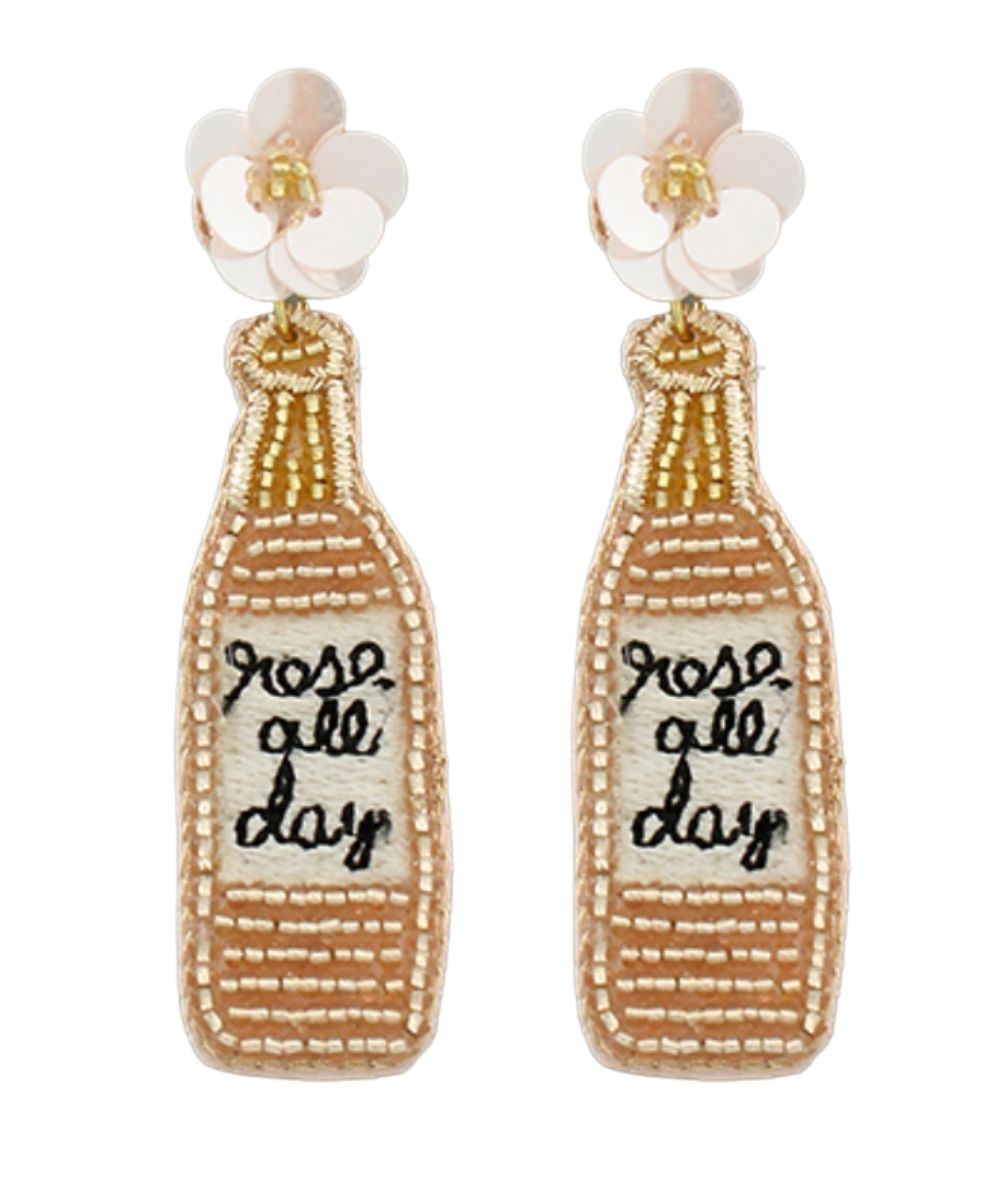 ROSE ALL DAY BEADED EARRINGS