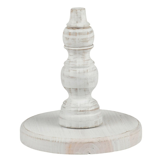 WOOD BASE FOR TOPPERS - white washed