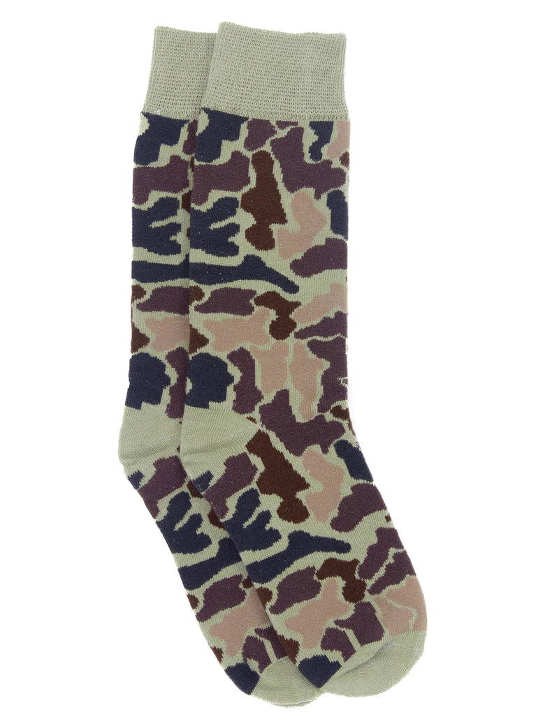 LUCKY DUCK VINTAGE CAMO SOCKS