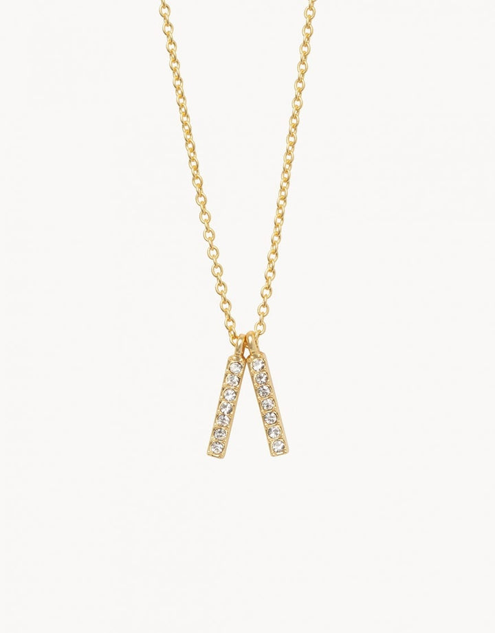 LEAN ON ME/DOUBLE BARS SEA LA VIE NECKLACE