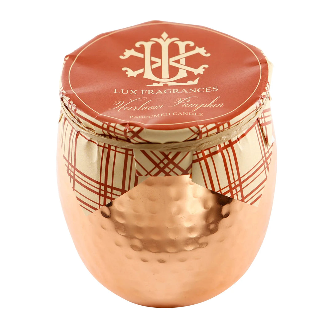 16 OZ HEIRLOOM PUMPKIN COPPER CANDLE