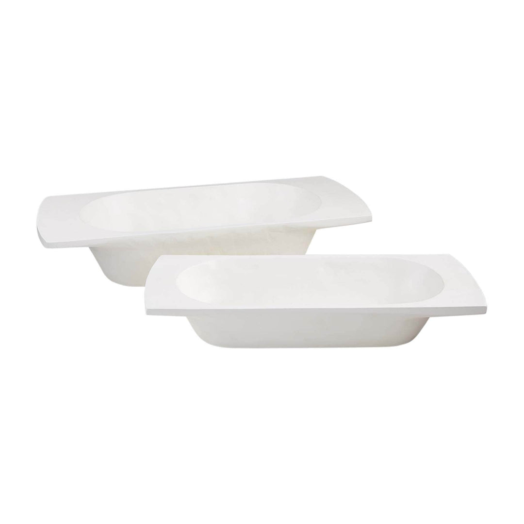 MUDPIE WHITE DOUGH BOWL SET