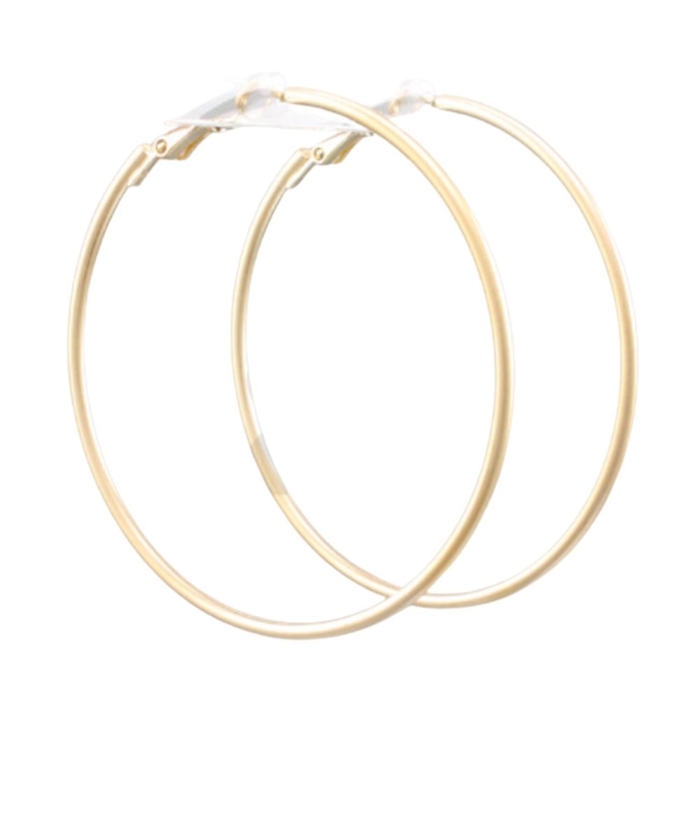 GOLD THIN BASIC HOOPS