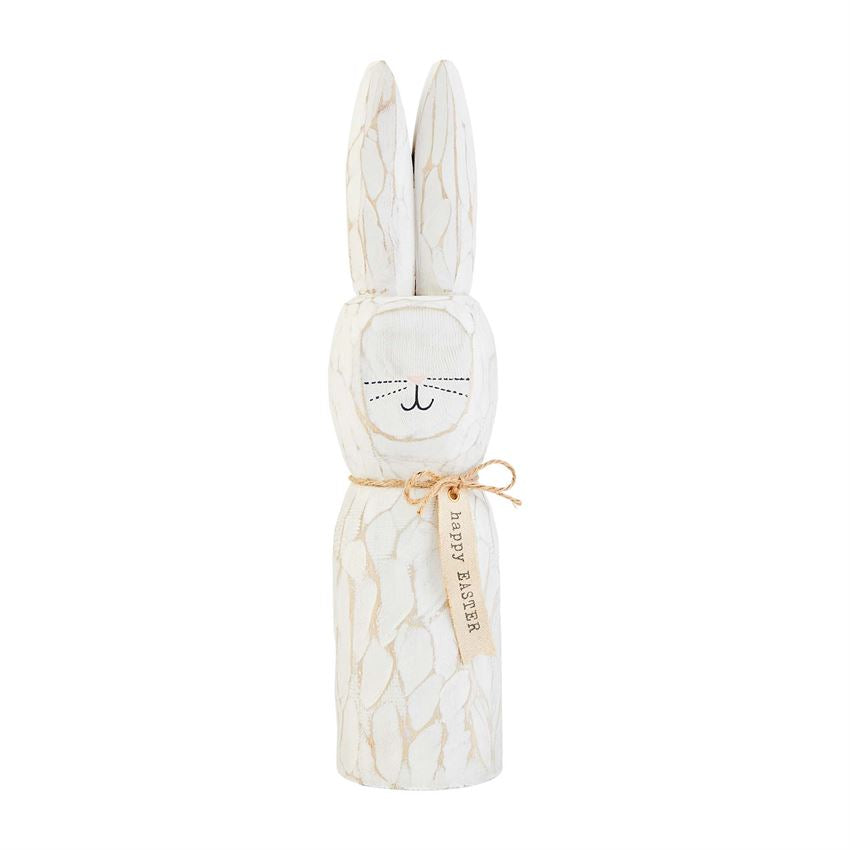 BUNNY WOOD BLOCK SITTER LG